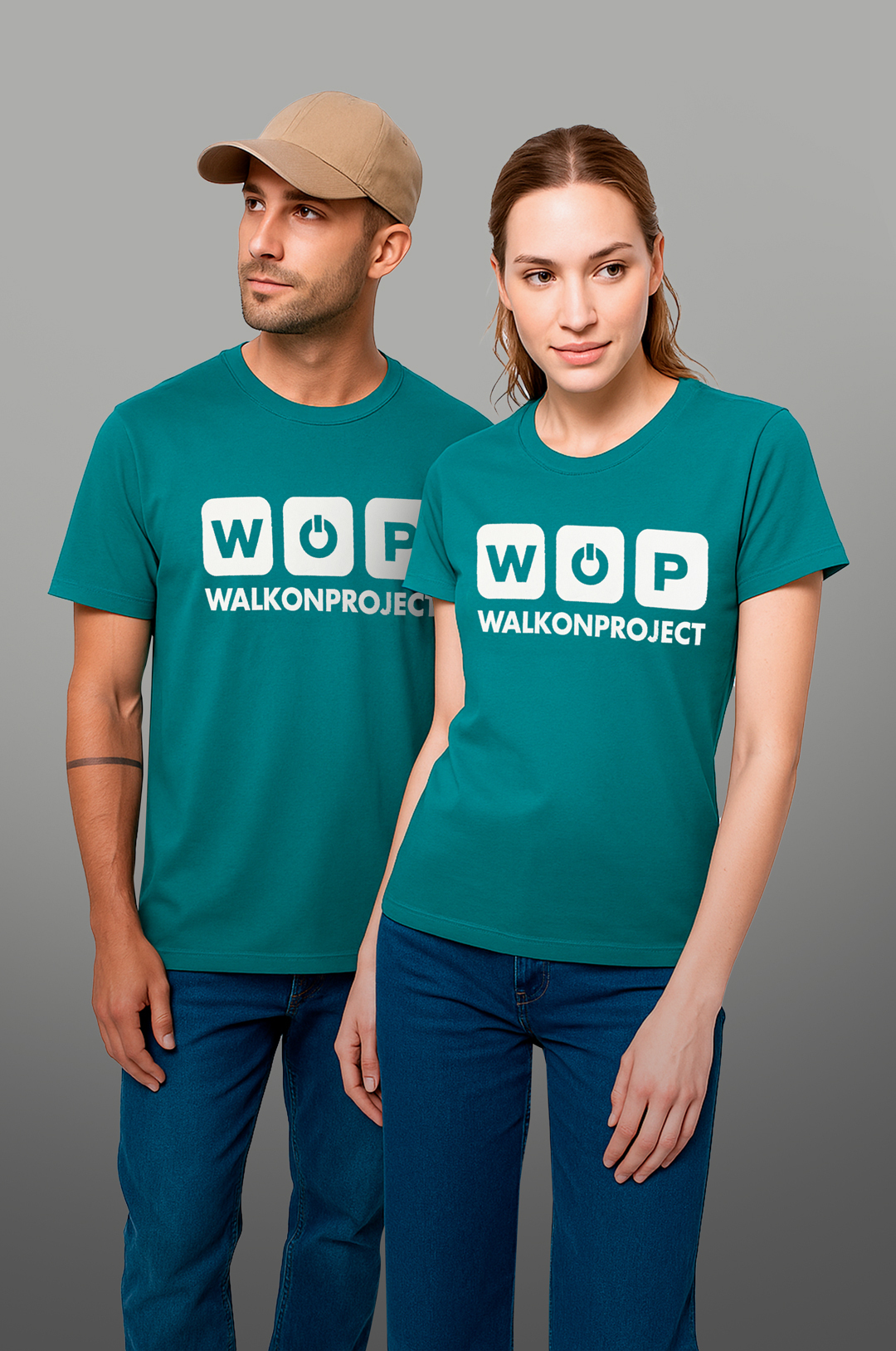 Camiseta WOP Turquesa   Unisex