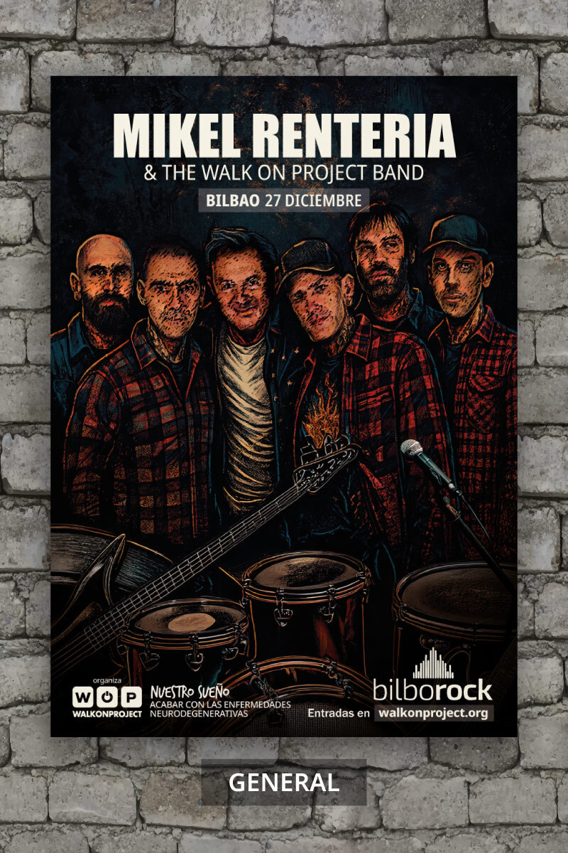 Entrada 'Mikel Renteria & The Walk On Project Band' Bilborock   General